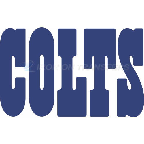Indianapolis Colts Iron-on Stickers (Heat Transfers)NO.541